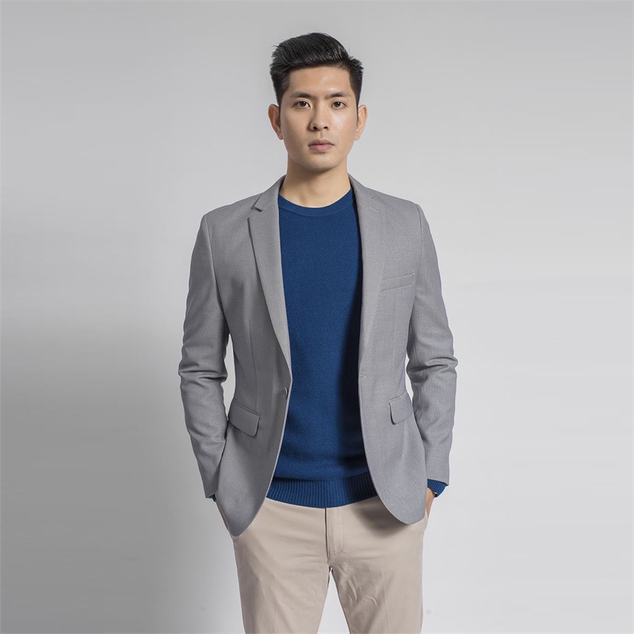Áo blazer túi nắp giả thời trang ARISTINO lịch thiệp, khỏe khoắn  ABZ00708 TAG 2450K