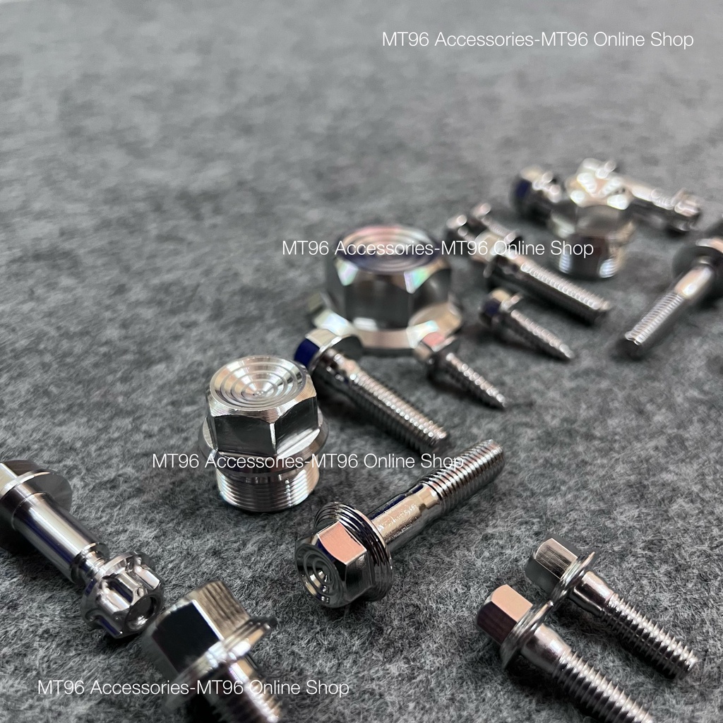 Full Ốc Chảng Ba Salaya V2 Cho Sonic 150 Chuẩn Inox304 Siêu Sáng Nét