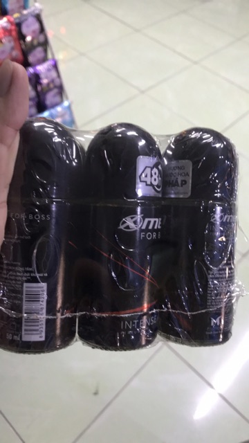 Lăn khử mùi Xmen for Boss hương Intense chai 50ml