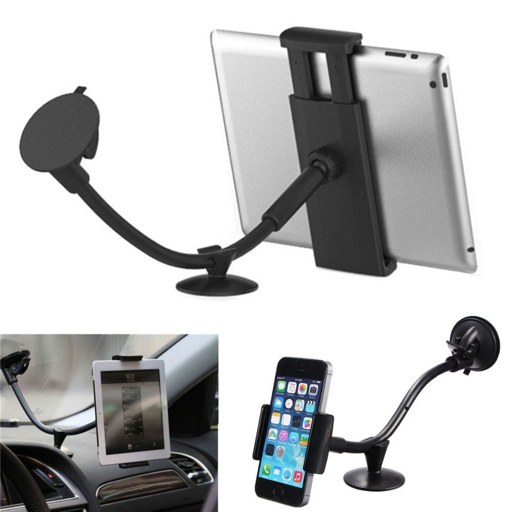 Giá đỡ / giá kẹp ipad, máy tính bảng, điện thoại trên ô tô - Có thể để trên mọi mặt phẳng rất tiện lợi - Ảnh shop chụp