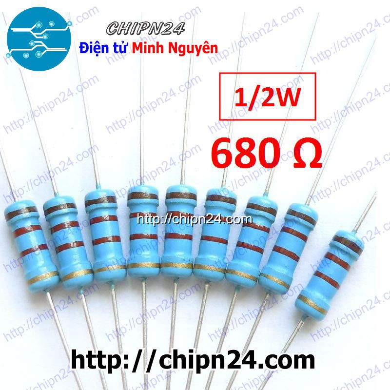 [20 CON] Điện Trở 680R 1/2W