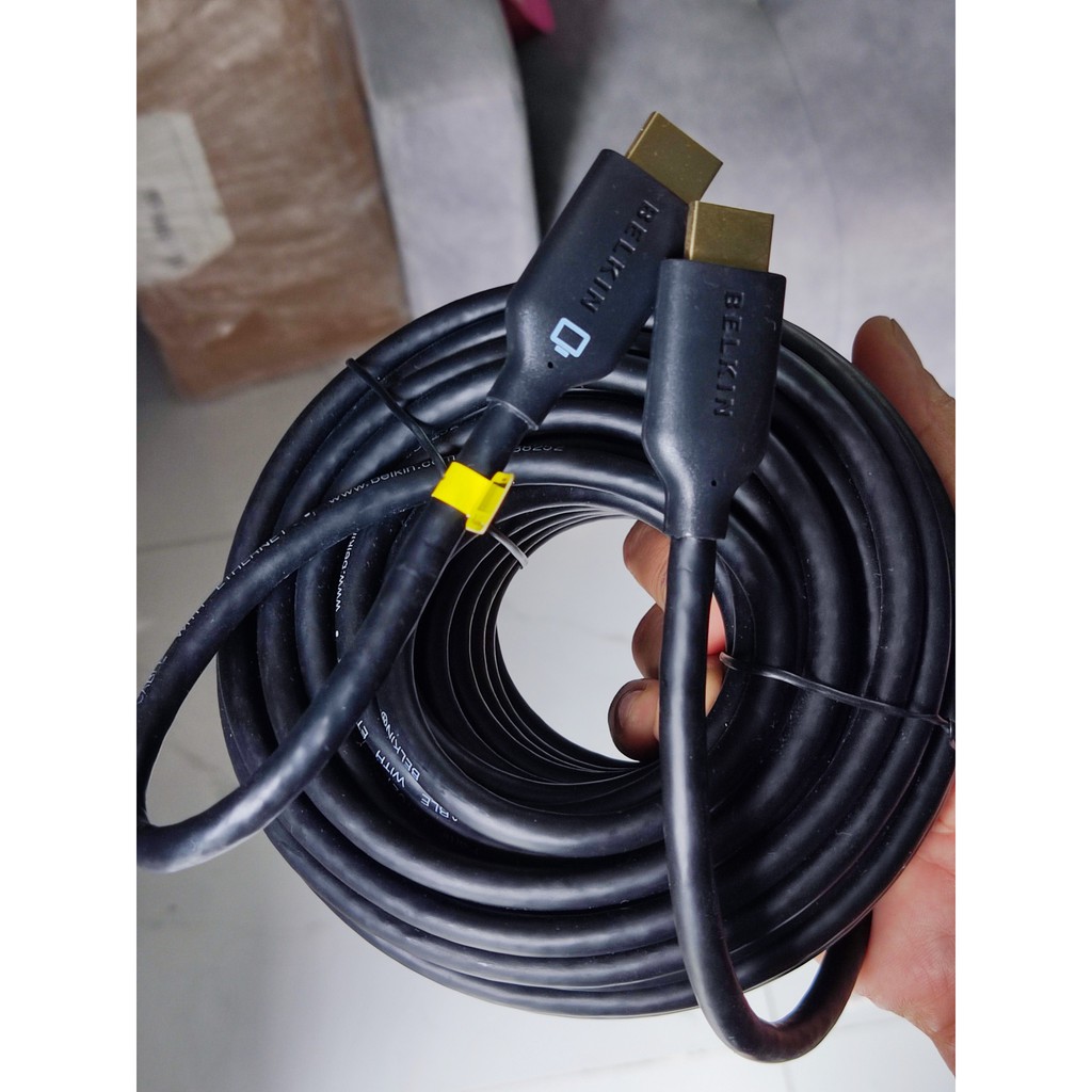Dây Cáp HDMI Belkin F3Y021bt15M 4K/3D/Full HD 1080p & Ethernet 10.2Gbps  - Hàng Chính Hãng