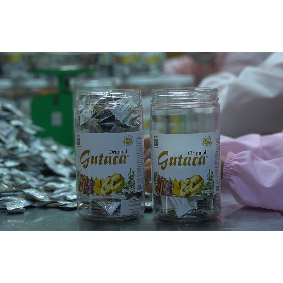 Kẹo Gừng GUTACA ORIGINAL – Hũ 100 Viên - cvspharmacy