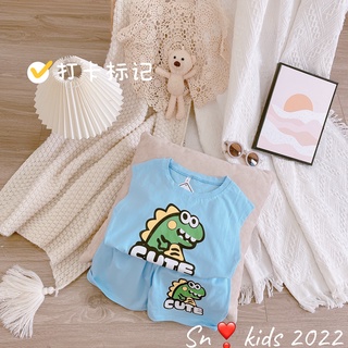 xả kho - Bộ khủng long cute bé trai