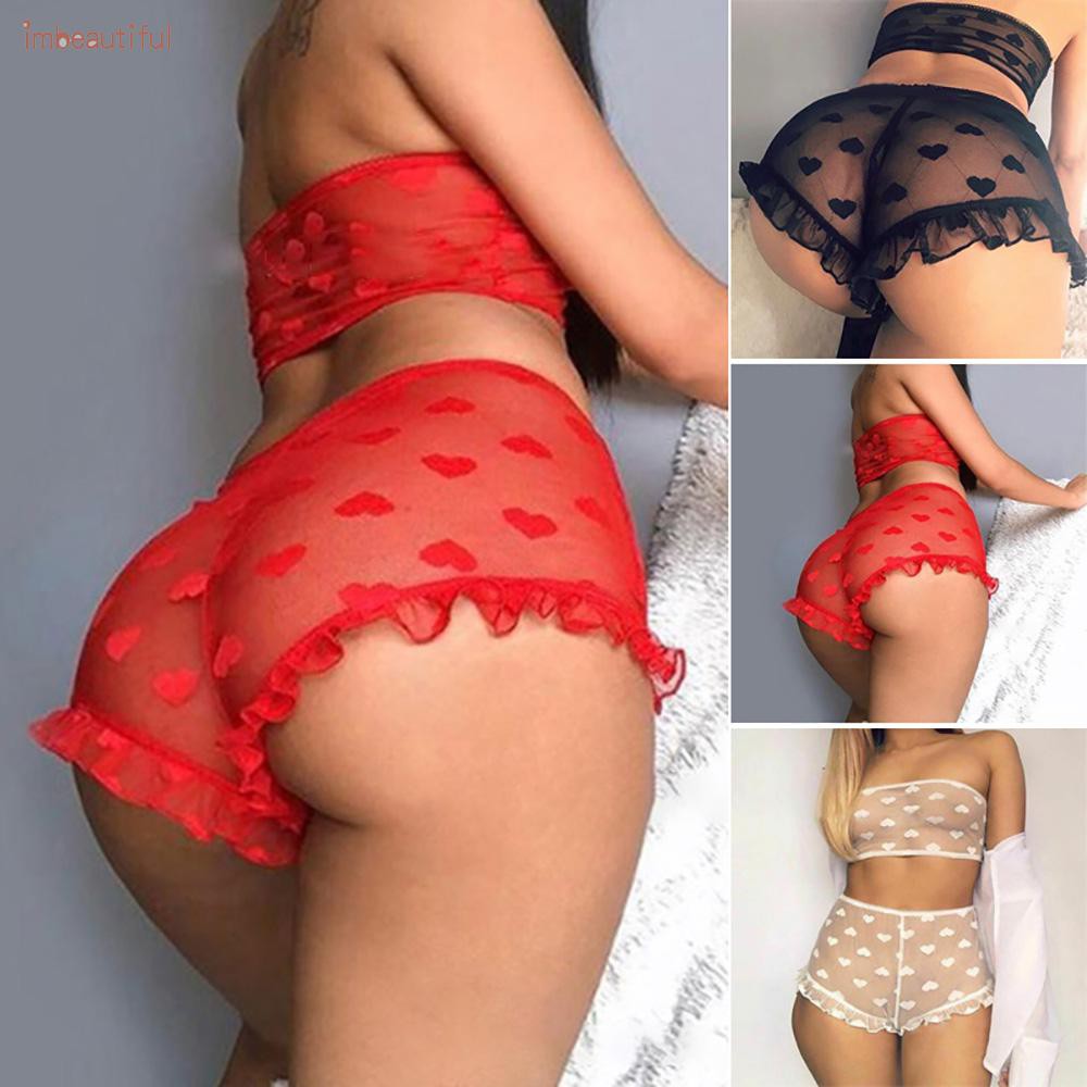 Set Đồ Ngủ Xuyên Thấu Quyến Rũ Cho Nữ