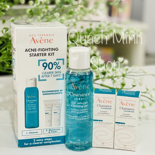 Bộ Kit làm giảm và sạch mụn Avene Acne fighting Starter kit