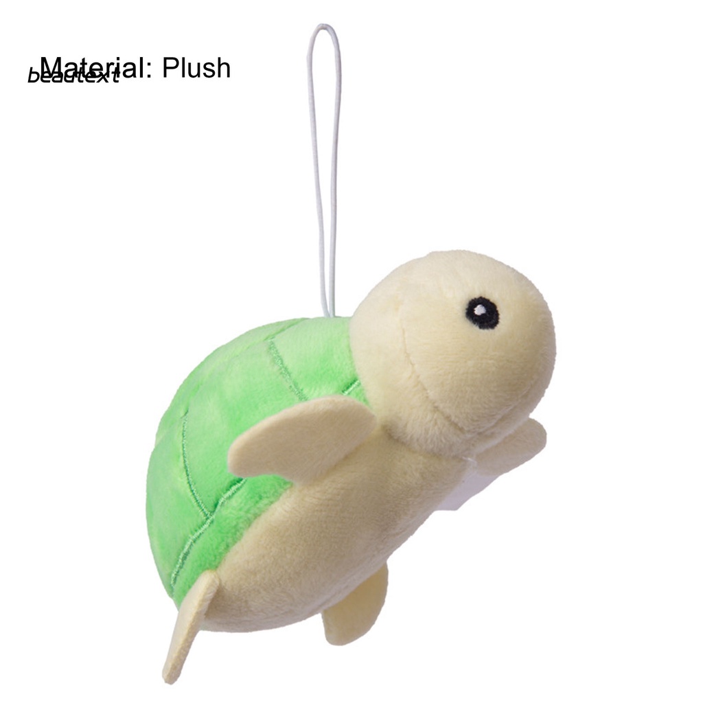 Móc khóa thú nhồi bông hình con rùa nhiều màu sắc đa năng
