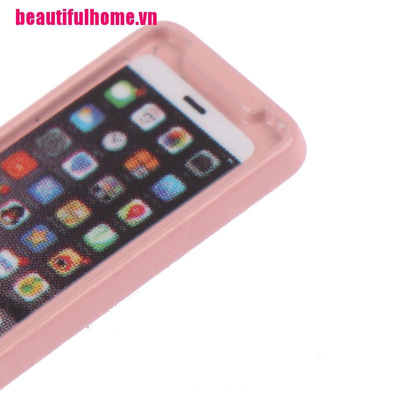 1 Mô Hình Điện Thoại Mini Tỉ Lệ 1 / 12 Xinh Xắn Dành Cho Búp Bê