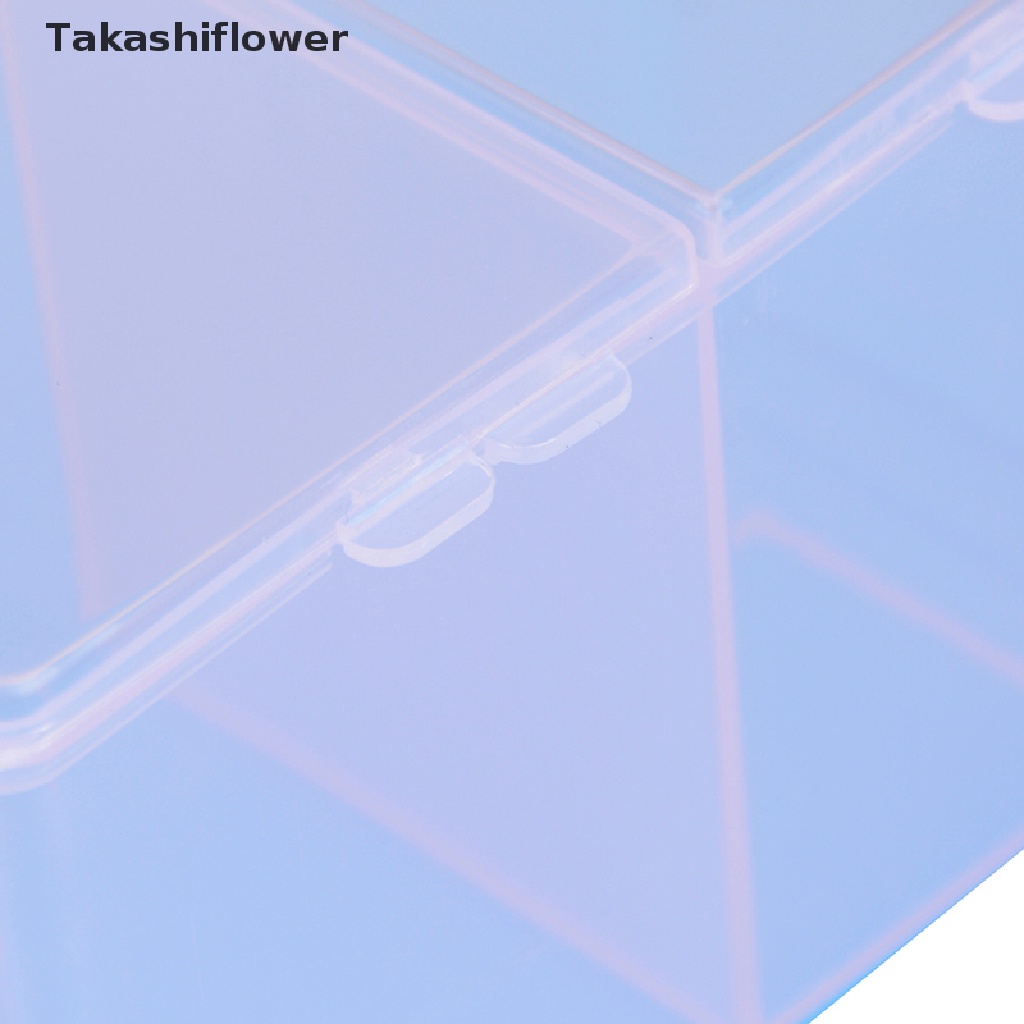 [Hàng mới về] Hộp đựng bông tẩy trang tăm bông bằng nhựa trong suốt tiện lợi