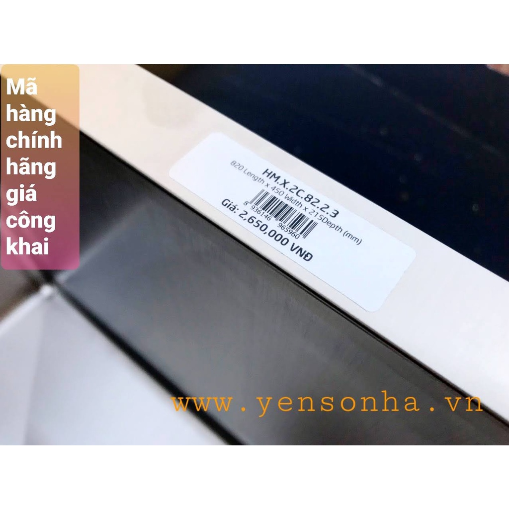 Chậu rửa bát inox Luxury Sơn Hà HM.X.2C.82.2.3