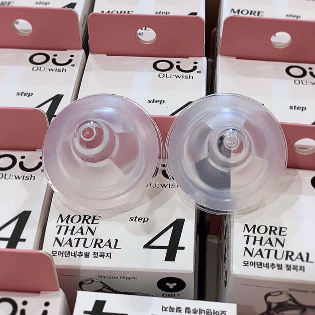 Bình sữa OU:WISH Chính hãng Hàn Quốc thiết kế mới 140ml/260ml