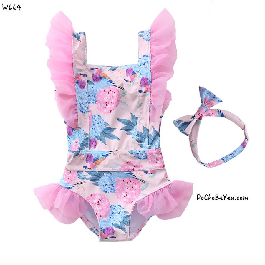 Đồ bơi cho bé gái 2-6 tuổi
