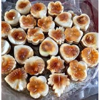 KHUÔN LÀM ĐÁ THẠCH RAU CÂU TIM LÁ 10 Ô