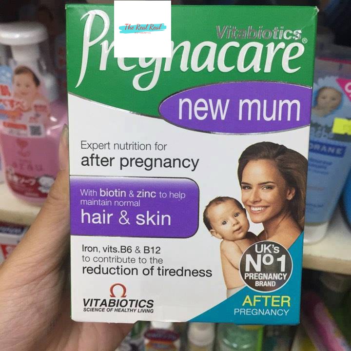 [Mã giảm giá mỹ phẩm chính hãng] Vitamin Pregnacare New Mum (Tóc Và Da) sau sinh, date xa