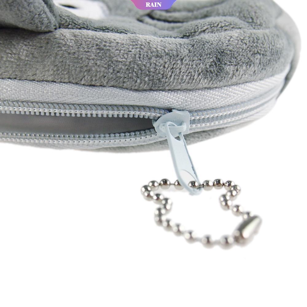 Túi Đựng Bút Hình Totoro Nhồi Bông Mềm Dễ Thương Có Khóa Kéo