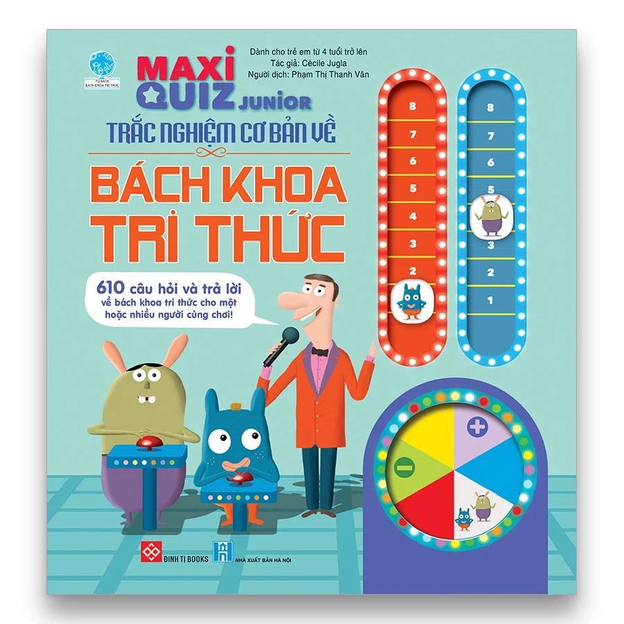 SÁCH - Maxi Quiz Junior - Trắc nghiệm cơ bản về Bách khoa tri thức