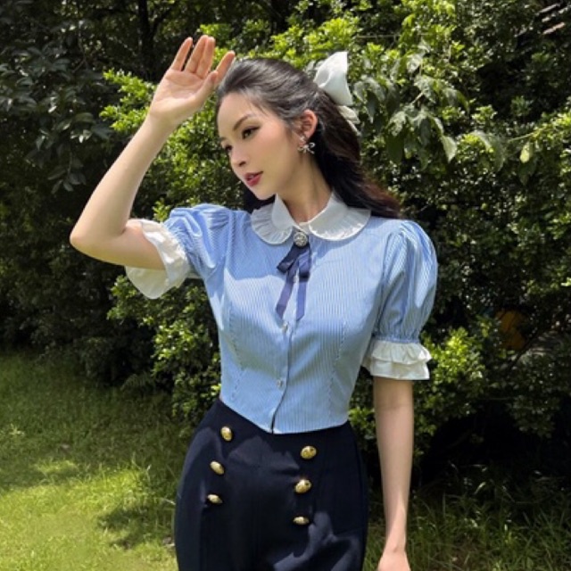 Sơ mi Croptop và quần dài - Suri Shirt & Rosel Pants
