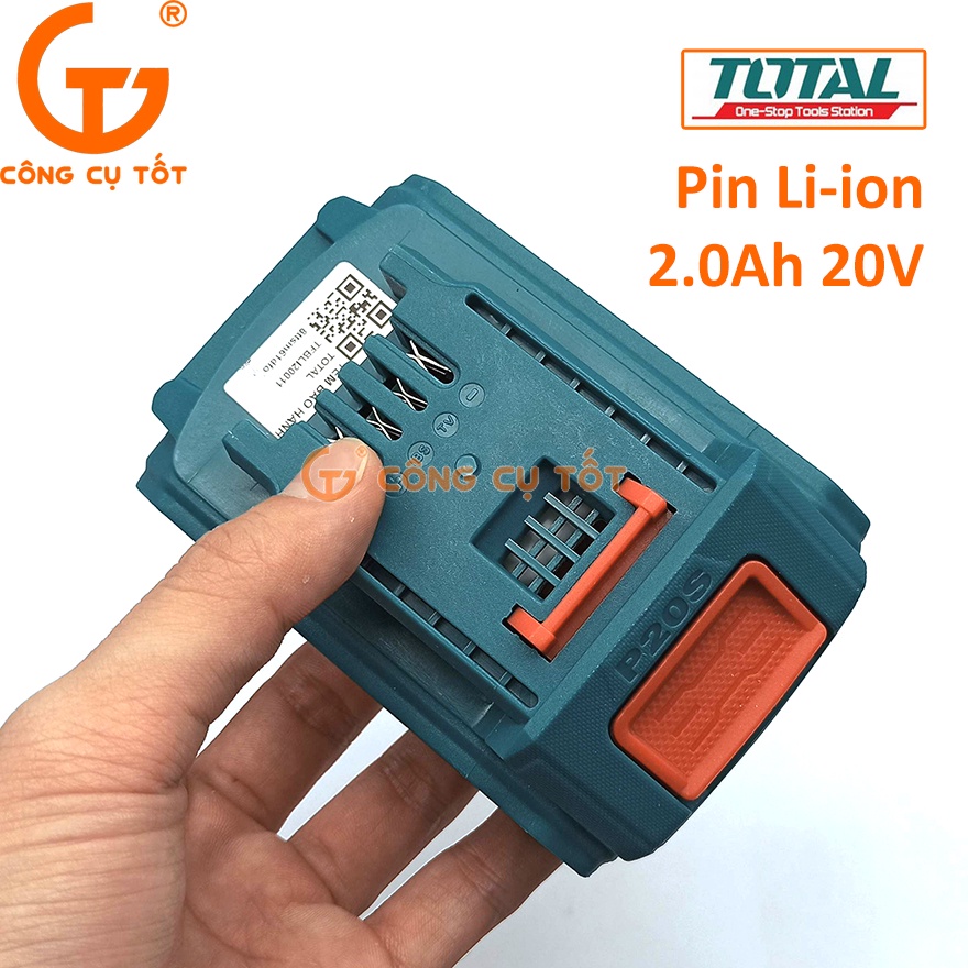 Pin Lithium Total TFBLI20011 20V/2Ah cho dòng máy P20S và E20