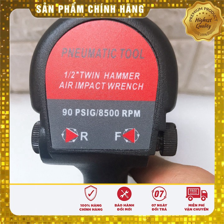 Súng Bắn Ốc Bằng Hơi TOP - Made In Taiwan, 2 Búa Tặng kèm 10 đầu khẩu cao cấp