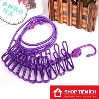 Dây phơi đồ thông minh kèm kẹp sắt