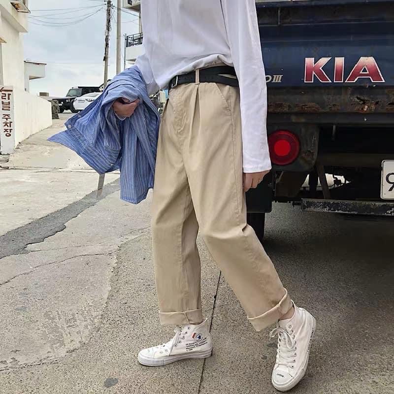 Quần kaki màu be vintage | BigBuy360 - bigbuy360.vn
