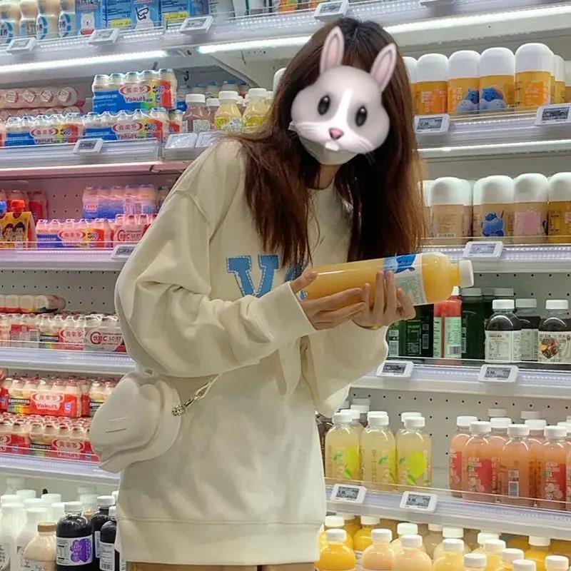 NRVP Áo Thun Nữ Dài Tay Cổ Tròn Thời Trang Hàn