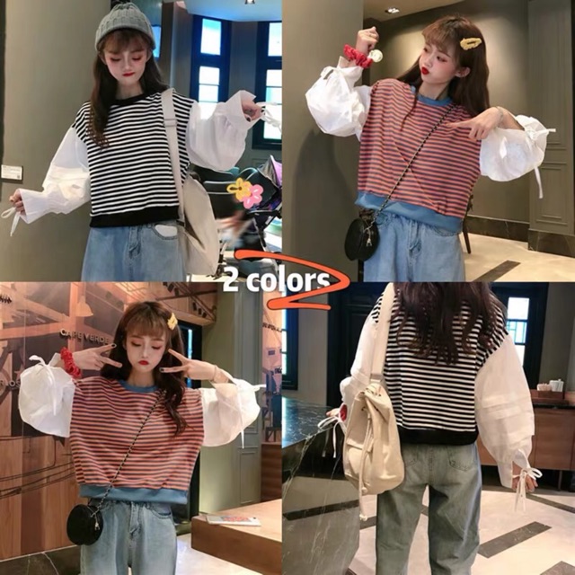 Áo tay phồng ulzzang style | BigBuy360 - bigbuy360.vn