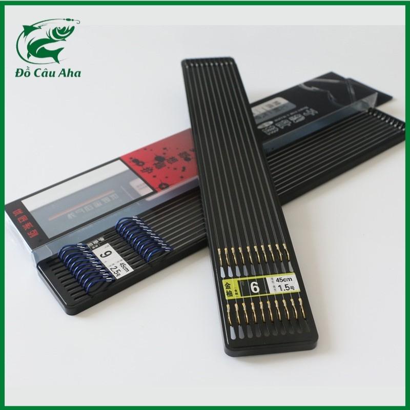 Thẻo câu đài , thẻo câu cá , lưỡi câu cá hộp 10 bộ buộc sẵn