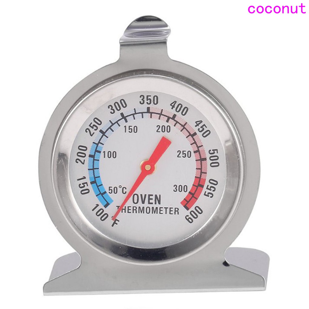 Food Meat Grill Stand Up Dial Oven Thermometer Stainless Steel Kitchen Baking Temperature Meter Tester