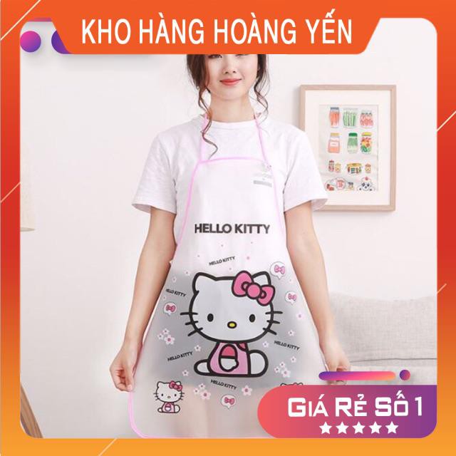 Tạp dề nấu bếp tiện dụng cute [CHỐNG NƯỚC] giữ quần áo thơm sạch