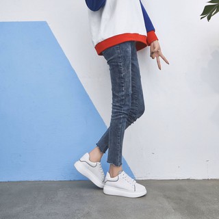 Giày Sneaker MC Queen Phản Quang Dây Lụa Cao Cấp Full Box Full Bill