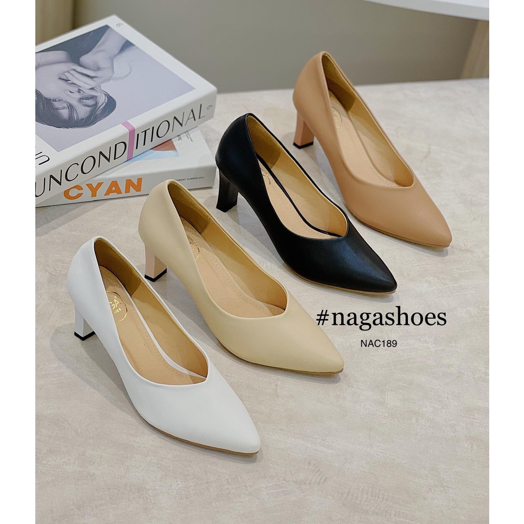 Vip GIÀY CAO GÓT NAGASHOES BASIC 7CM NAC206 .