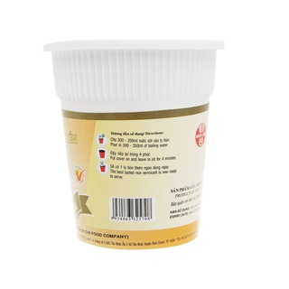 Thùng 24 ly Bún riêu cua Bích Chi (50g/ly)
