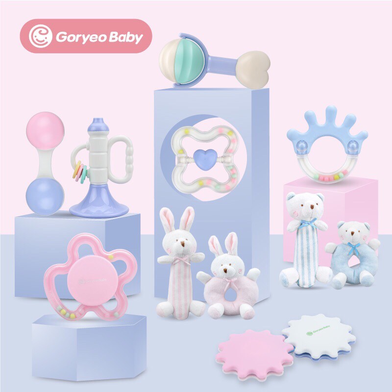 Set Đồ Chơi Cho Bé Xúc Xắc Goryeo Baby Hàn Quốc Có Gặm Nướu (Có Hộp) Shop Mẹ Gạo