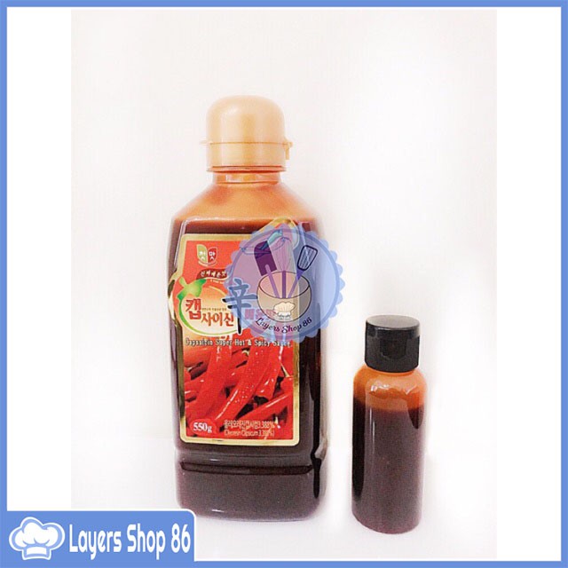 Tinh dầu ớt siêu cay 50g (chai nhỏ chiết)