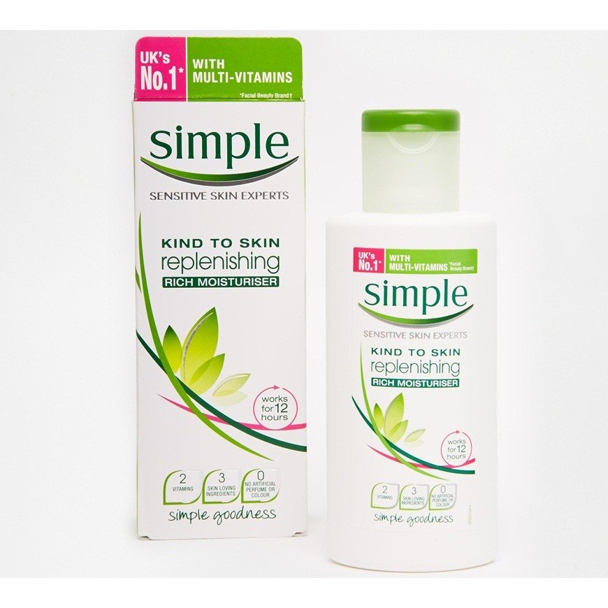 Kem dưỡng Simple Kind To Skin Hydrating Light Moisturiser