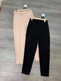 Quần Baggy Đai Vuông Cúc Bấm