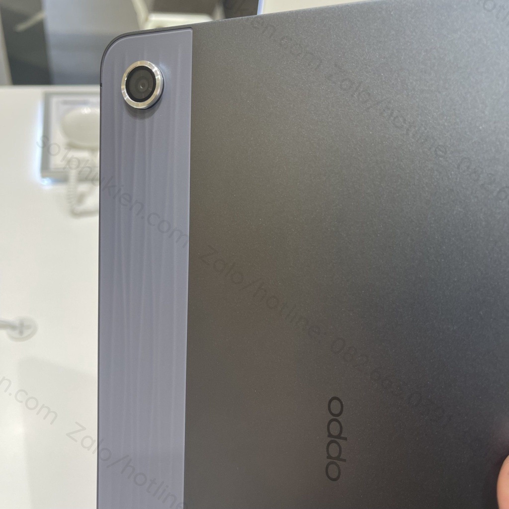 Viền chụp camera Oppo Pad Air liền kính cường lực trong suốt full HD, viền nhôm titan bền đẹp