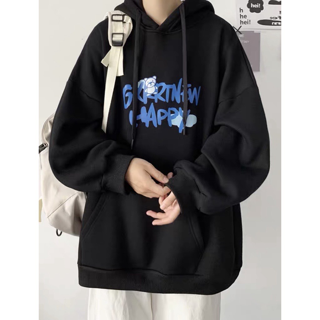 Áo hoodie Unisex chữ GKKRTNEW Chất Nỉ Bông Có Mũ 2 lớp Dài Tay Phong Cách Hót Nhất 2021 | BigBuy360 - bigbuy360.vn