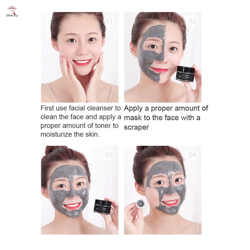 Mặt nạ bùn nam châm Hỗ Trợ Giảm mụn đầu đen làm sạch sâu se khít lỗ chân lông làm sáng da