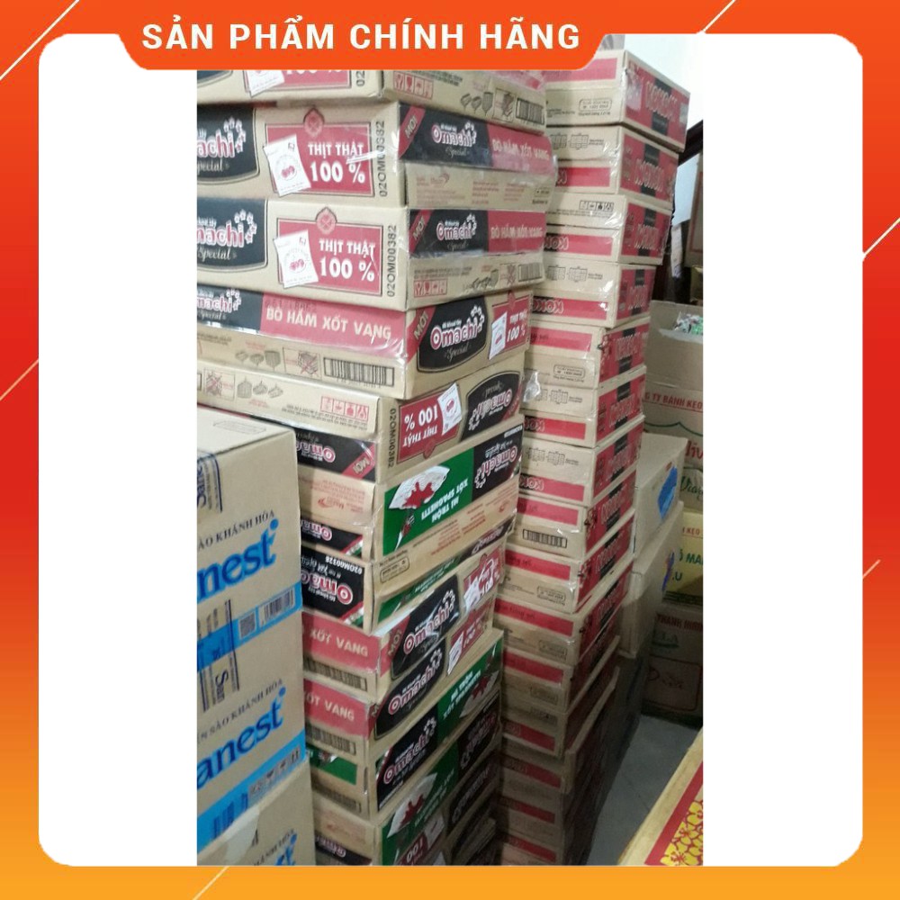 Thùng 30 Gói 92g Mì Tôm Omachi Special Thịt Thật Bò Hầm Xốt Vang