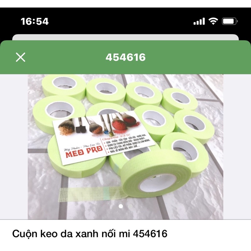 cuộn keo ( keo lụa ) nối mi