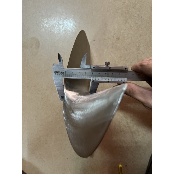 Chân vịt inox máy 3t75 chân vịt 3 cánh inox 316 lỗ ren 16mm, 18mm 3 máy piston 75mm