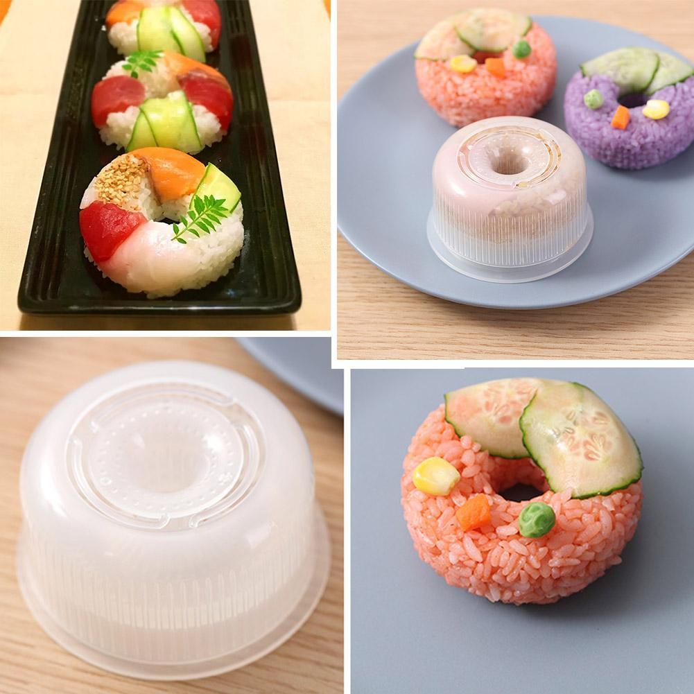 Khuôn Làm Cơm Bento / Sushi Hình Bánh Donut Phong Cách Nhật Bản Mới