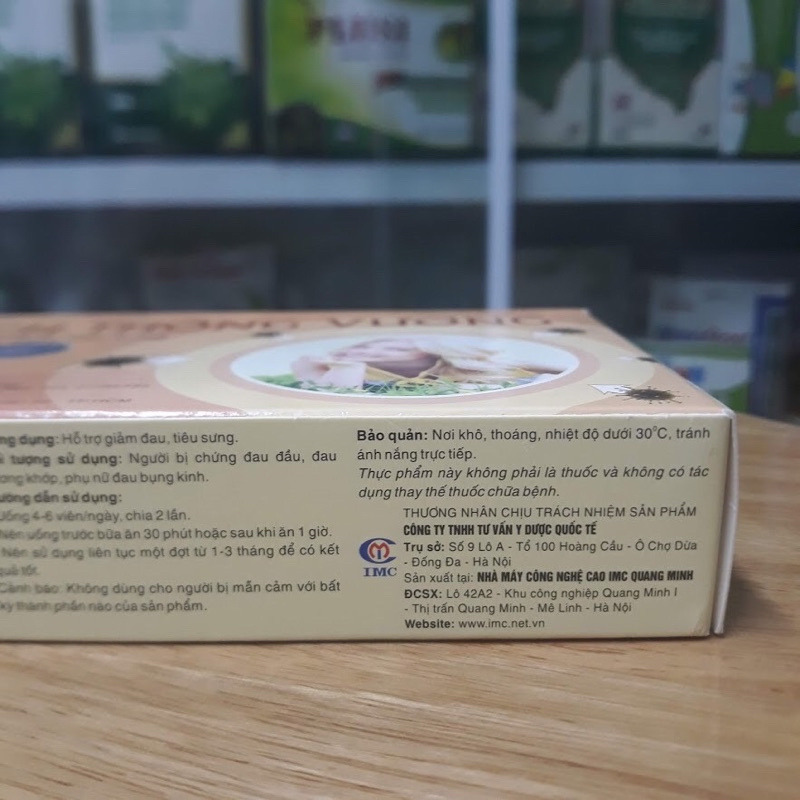 [Tích điểm] Bách Thống Vương - Hộp 30 viên giúp giảm đau nhức