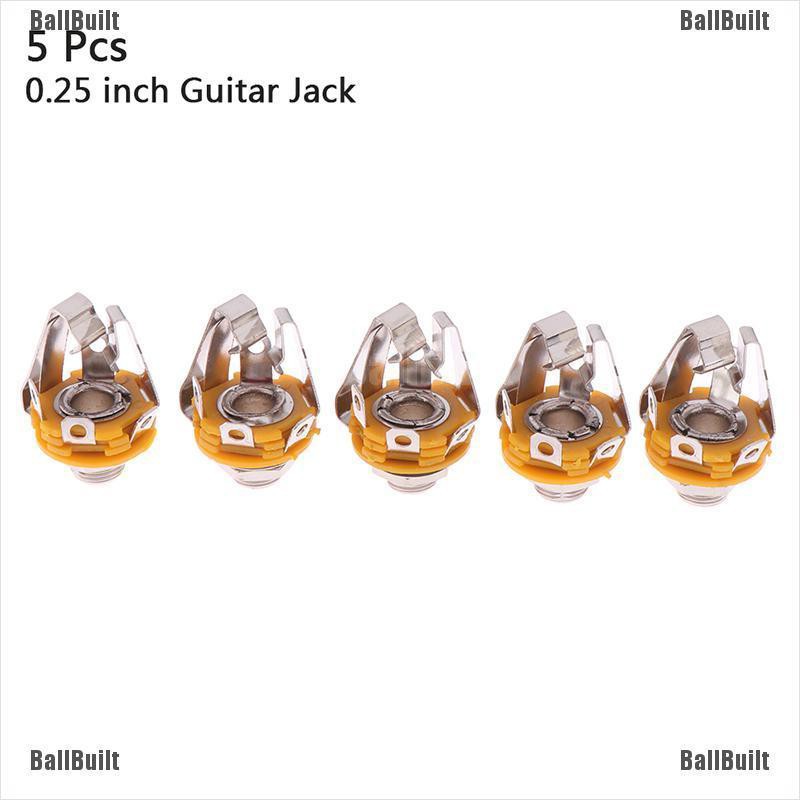 Set 5 Jack Cắm Đàn Guitar 1 / 4 Inch