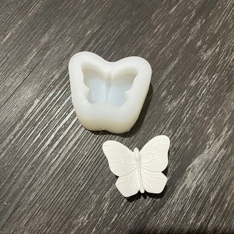 Khuôn Silicone Làm Nến / Xà Phòng Hình Bướm DIY