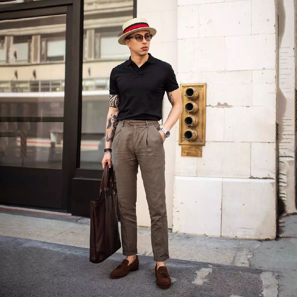 Áo Polo nam Leo Vatino vải Cotton cá sấu cao cấp xuất xịn dệt bo dày dặn chuẩn form áo thun cổ bẻ tay ngắn - Galvin E4 | BigBuy360 - bigbuy360.vn