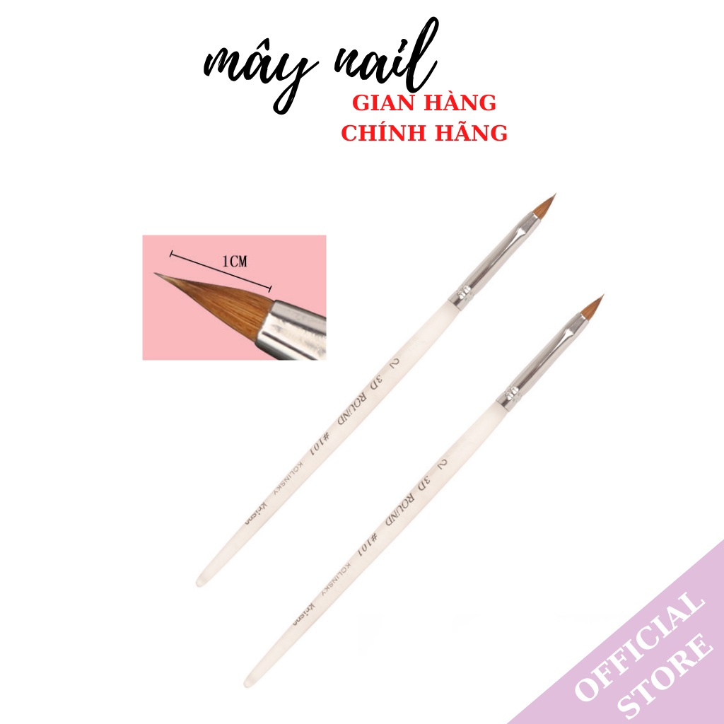 Cọ đắp hoa số 2 cán trong suốt