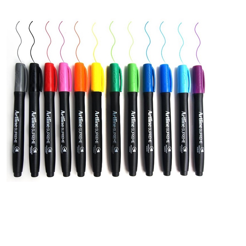 Bút Lông Dầu Marker Artline Supreme 1.0mm - EPF-700 - Màu Cam